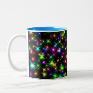 Tasse 2 Couleurs Multicolor Christmas Star Rays-57191