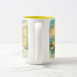 Tasse 2 Couleurs Murmur de sauge Vie marine vintage