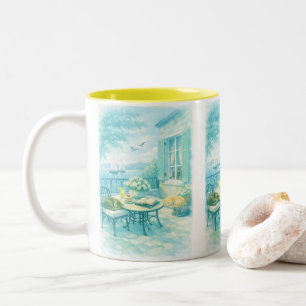Tasse 2 Couleurs Murmur de sauge Vie marine vintage