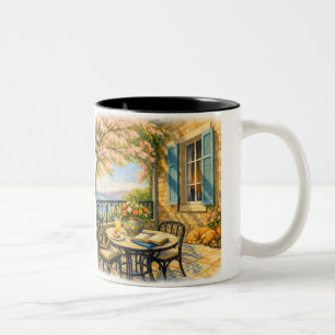 Tasse 2 Couleurs Murmurations de Sage Vieille vie marine