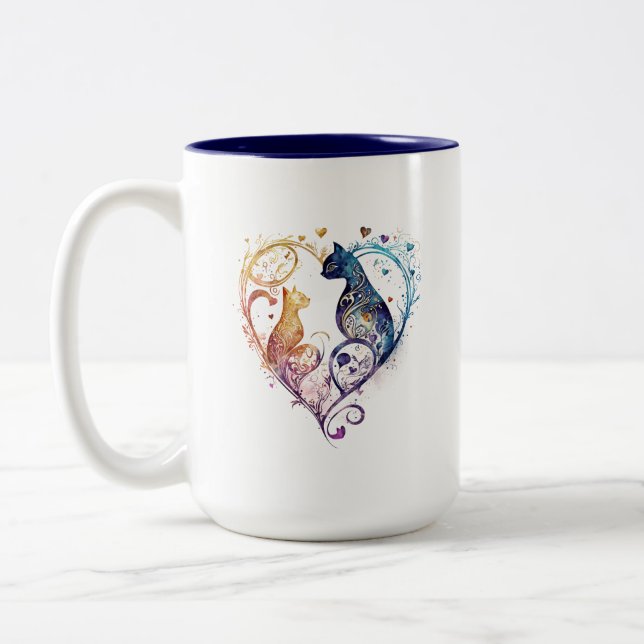 Tasse 2 Couleurs Musique (Gauche)