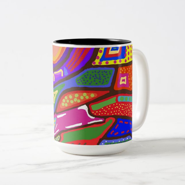 Tasse 2 Couleurs Musique (Devant droit)
