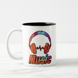 Tasse 2 Couleurs Musique