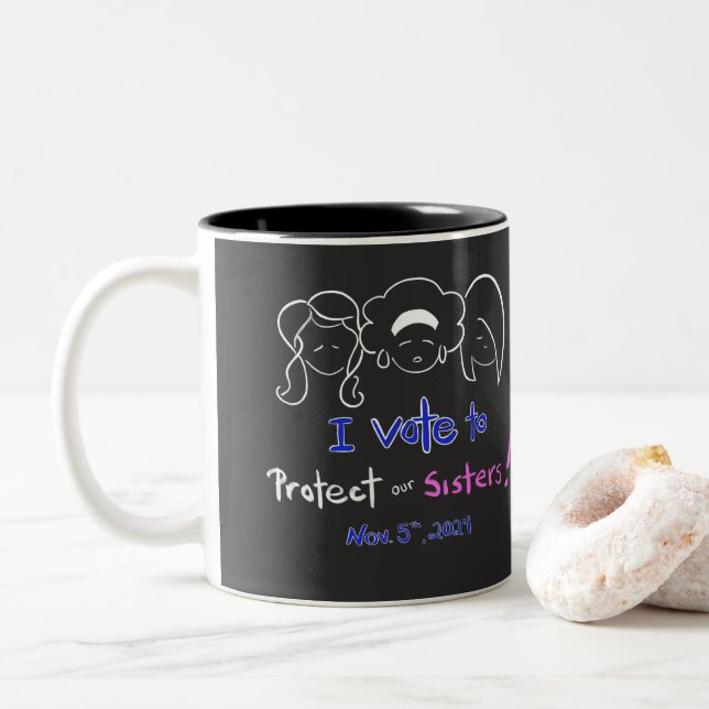 Tasse 2 Couleurs Musique (Avec donut)