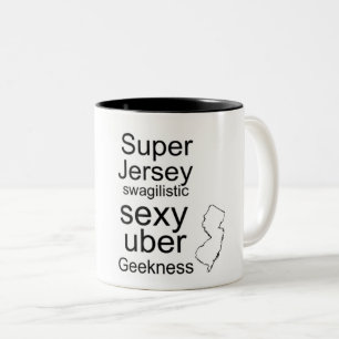 Tasse 2 Couleurs Musique à café Super Jersey