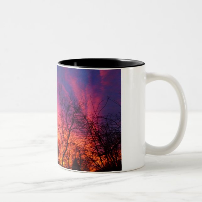 Tasse 2 Couleurs Musique à coucher de soleil (Droit)