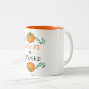 Tasse 2 Couleurs Musique à épices citrouille