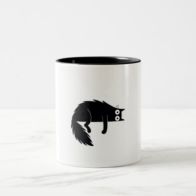 Tasse 2 Couleurs Musique Amoureux des chats (Centre)