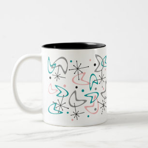 Tasse 2 Couleurs Musique atomique du milieu du siècle
