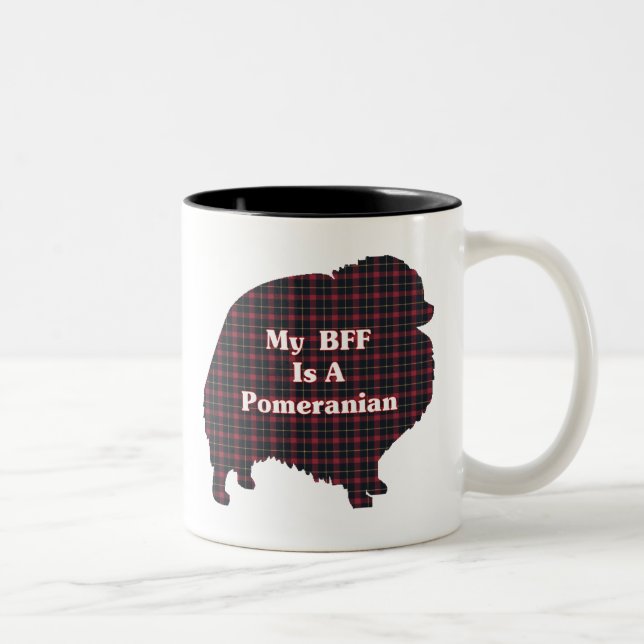 Tasse 2 Couleurs Musique BFF de Poméranie (Droit)