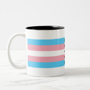 Tasse 2 Couleurs Musique binaire trans