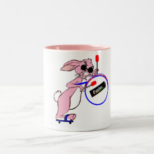 Tasse 2 Couleurs Musique Bunny de Pâques