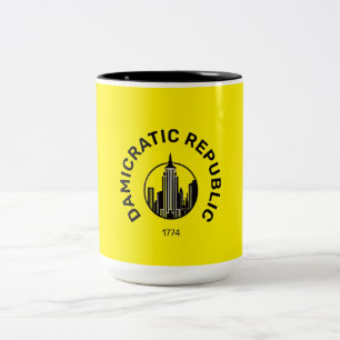 Tasse 2 Couleurs Musique Damicratique