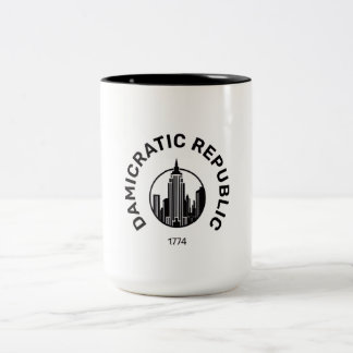 Tasse 2 Couleurs Musique Damicratique