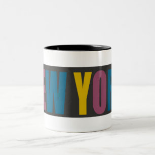 Tasse 2 Couleurs Musique de café de New York