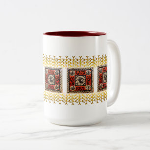 Tasse 2 Couleurs Musique de carreaux de cuivre