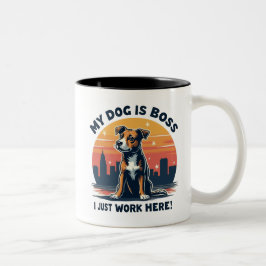 Tasse 2 Couleurs Musique de chien
