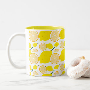 Tasse 2 Couleurs Musique de citron jaune