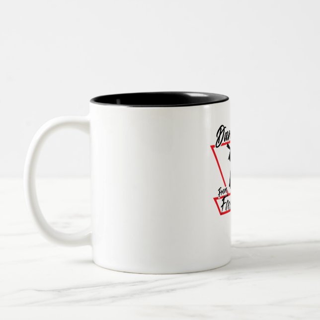 Tasse 2 Couleurs Musique De Dancin De Falcon Land (Gauche)