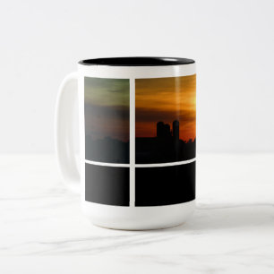 Tasse 2 Couleurs Musique de ferme Sunset