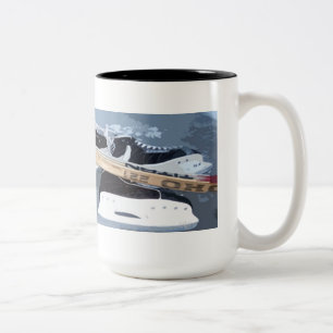 Tasse 2 Couleurs Musique de hockey