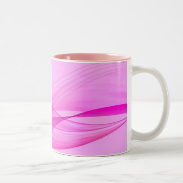 Tasse 2 Couleurs Musique de la dame rose (Droit)