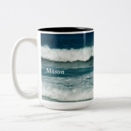 Tasse 2 Couleurs Musique de la mer des Caraïbes