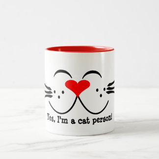 Tasse 2 Couleurs Musique de la personne du chat