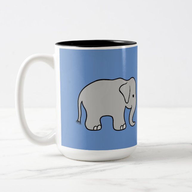Tasse 2 Couleurs Musique de l'ambassadeur éléphant (Gauche)