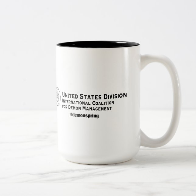 Tasse 2 Couleurs Musique de logo ICDM (Droit)