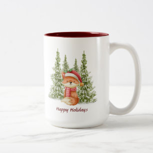 Tasse 2 Couleurs Musique de Noël