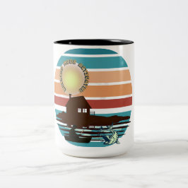 Tasse 2 Couleurs Musique de pêche du week-end