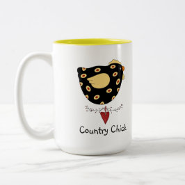 Tasse 2 Couleurs Musique de poussin du pays