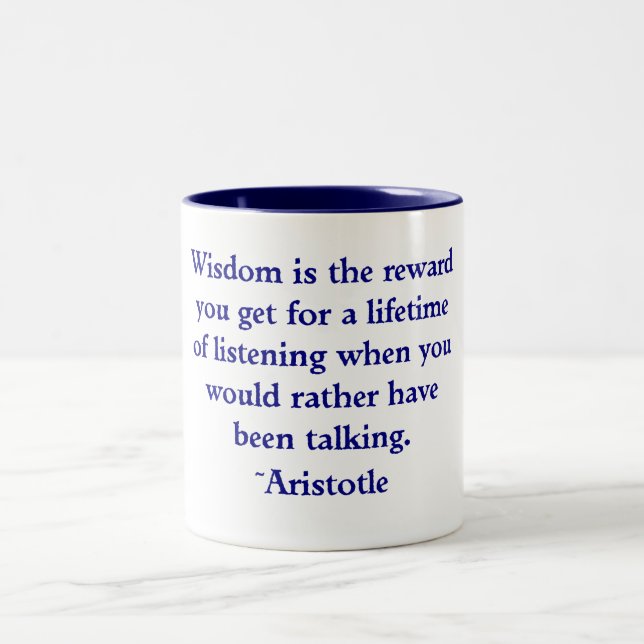 Tasse 2 Couleurs Musique de récompense de la sagesse (Centre)