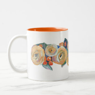 Tasse 2 Couleurs Musique de Roses Jaunes