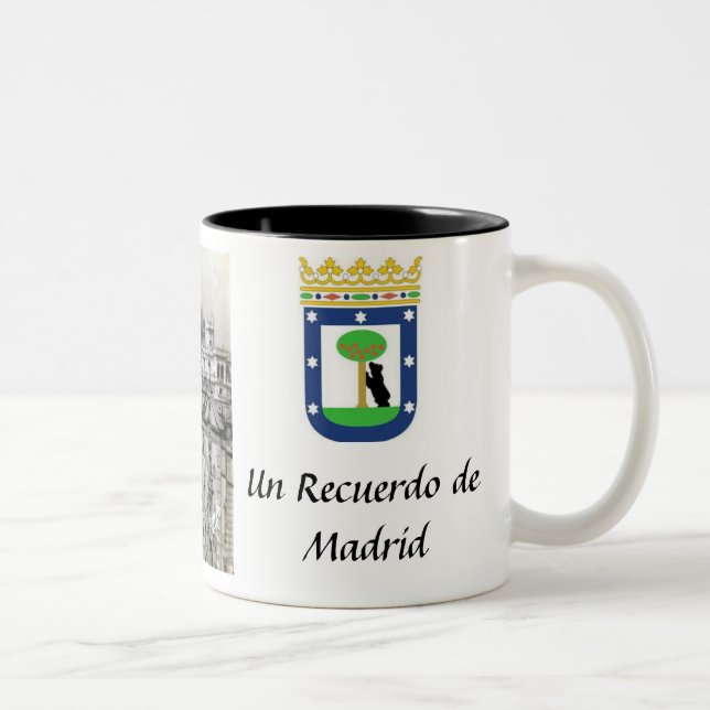 Tasse 2 Couleurs Musique de souvenir de Madrid (Droit)