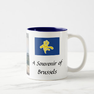 Tasse 2 Couleurs Musique de souvenirs de Bruxelles