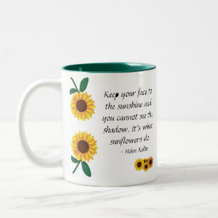 Tasse 2 Couleurs Musique de tournesol