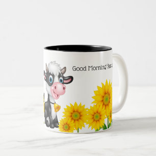 Tasse 2 Couleurs Musique de vache du pays