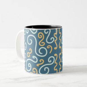 Tasse 2 Couleurs Musique décorative