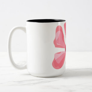 Tasse 2 Couleurs Musique d'élégance florale
