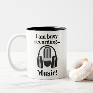 Tasse 2 Couleurs Musique d'enregistrement du micro-casque