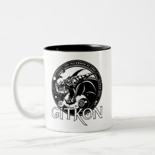 Tasse 2 Couleurs Musique dragon   GitKon : La Bourse de Code