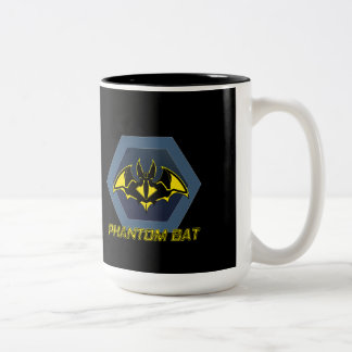 Tasse 2 Couleurs Musique du logo du super-héros de chauve-souris fa