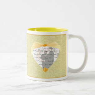 Tasse 2 Couleurs Musique jaune