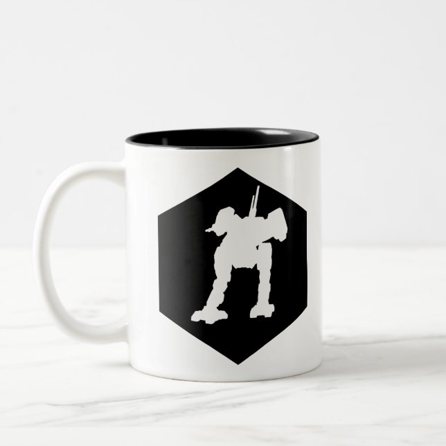 Tasse 2 Couleurs Musique Mech légère (Gauche)