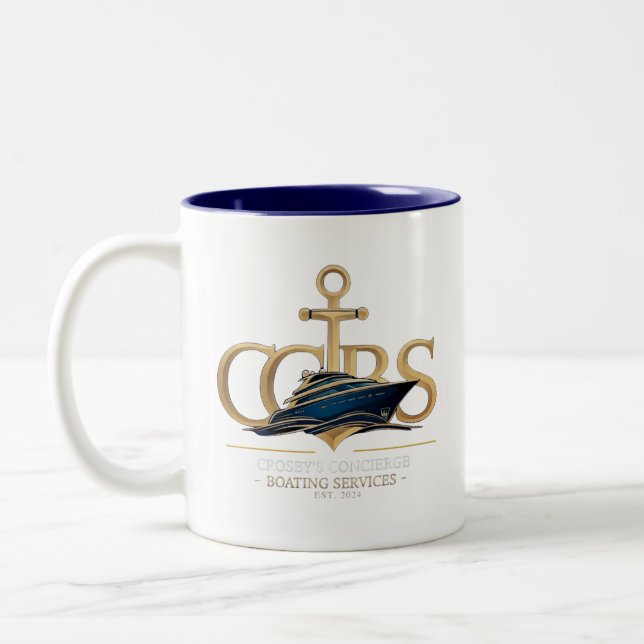 Tasse 2 Couleurs Musique nautique (Gauche)