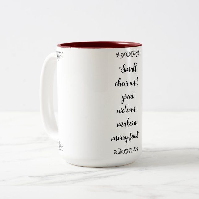 Tasse 2 Couleurs Musique personnalisée (Devant gauche)