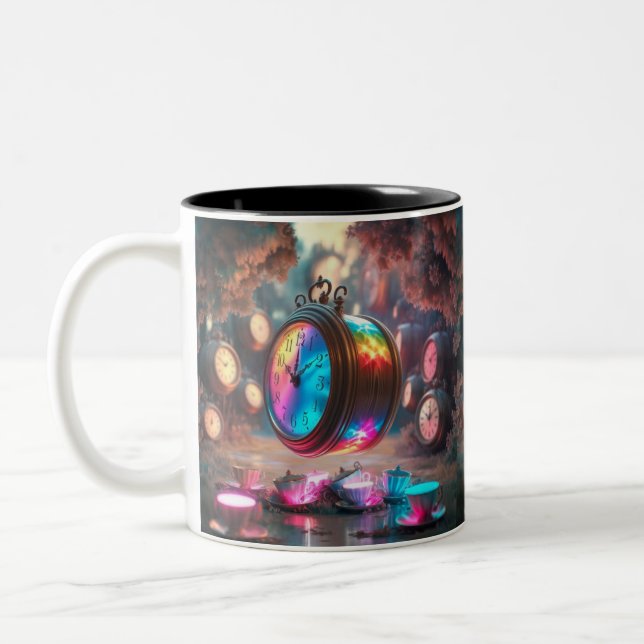 Tasse 2 Couleurs Musique Rainbow Time Tea Party (Gauche)