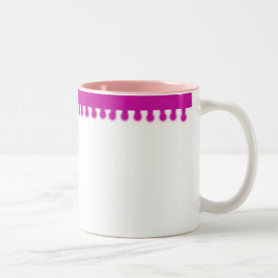 Tasse 2 Couleurs Musique rose
